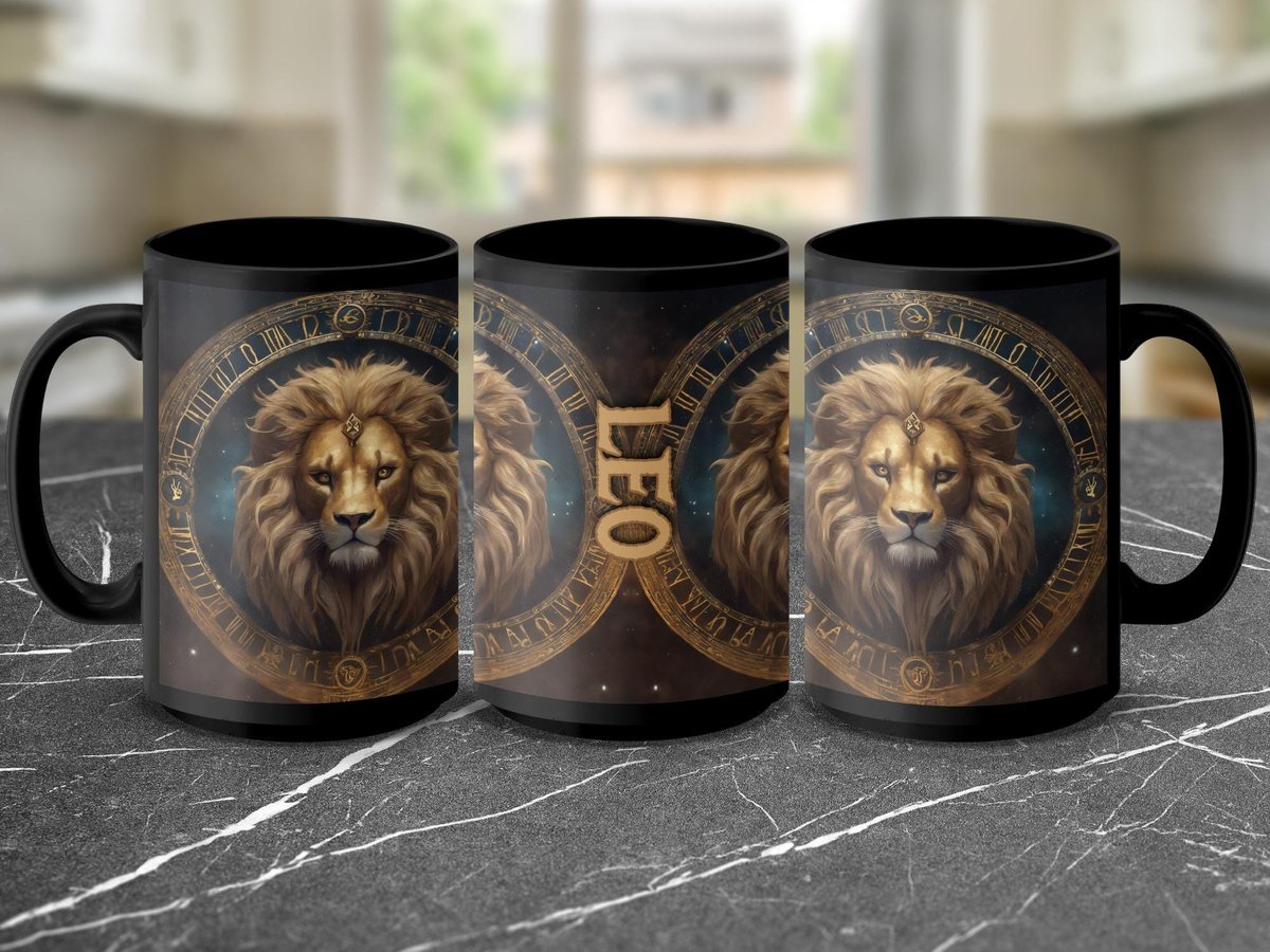 Leo Zodiac Mug: Astrology Gift for Lion Sign