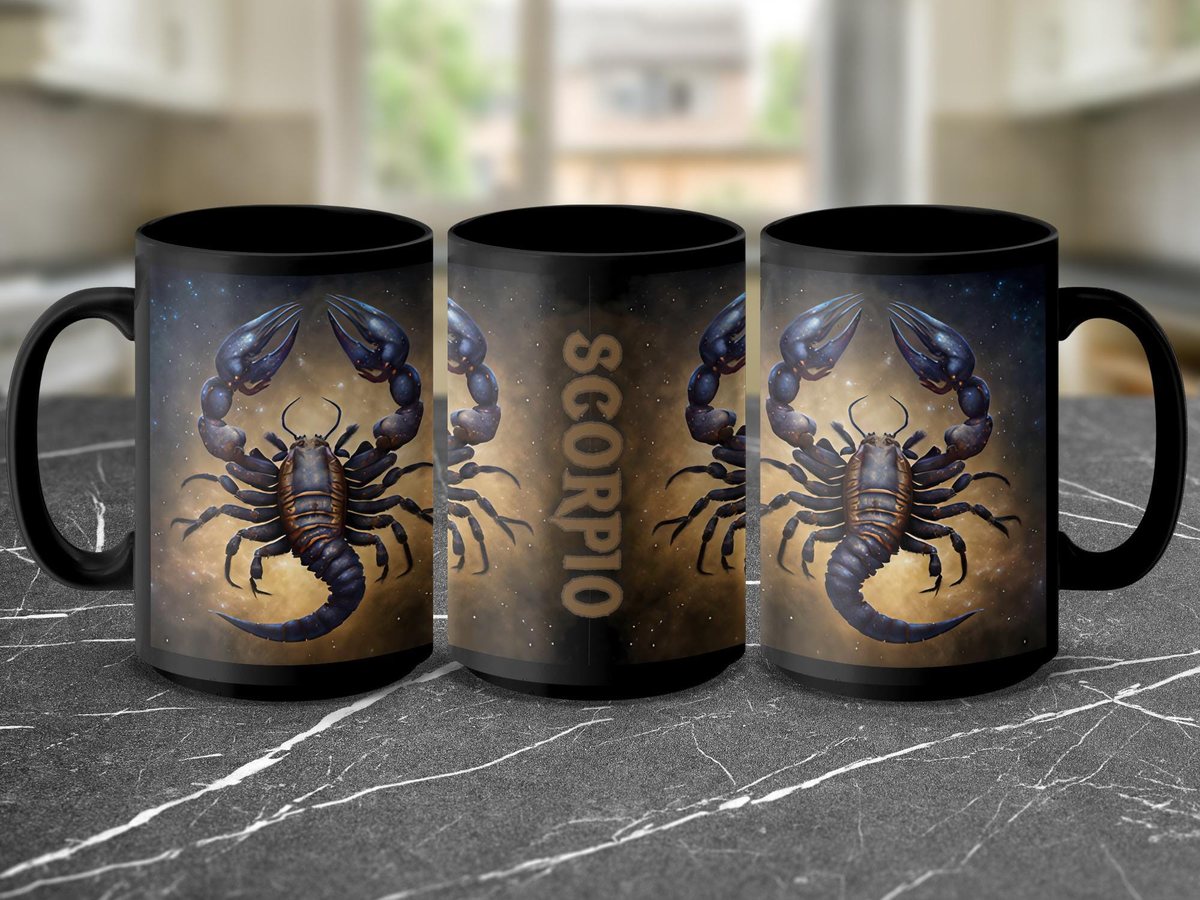 Scorpio Zodiac Mug: Astrology Gift, Horoscope Cup