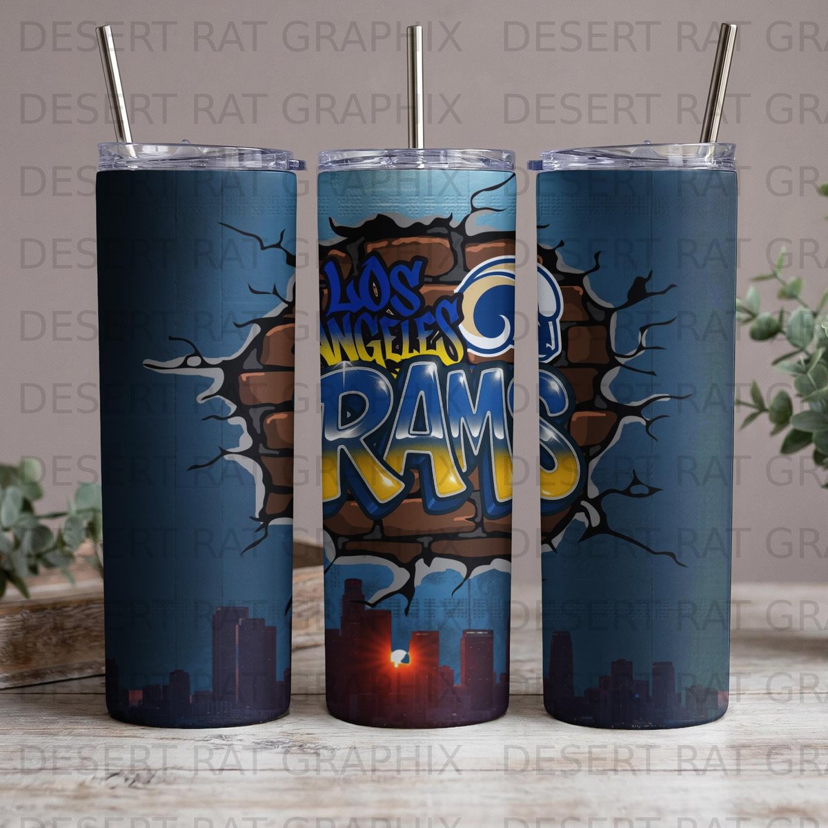 Los Angeles Rams Graffiti Digital Design | Urban Street Style Fan Art Graphic (Digital Download)