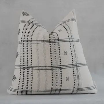 woven ivory and blk  & insert