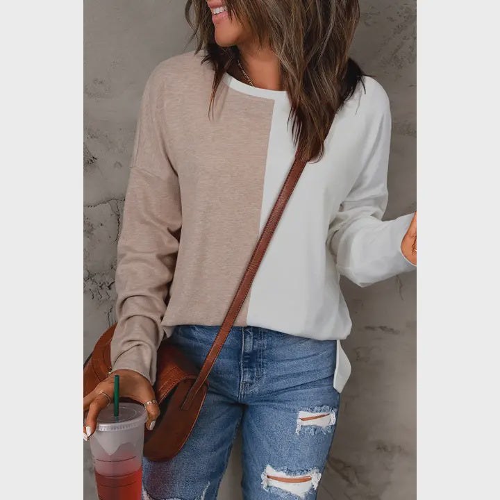 Color Block Long sleeve