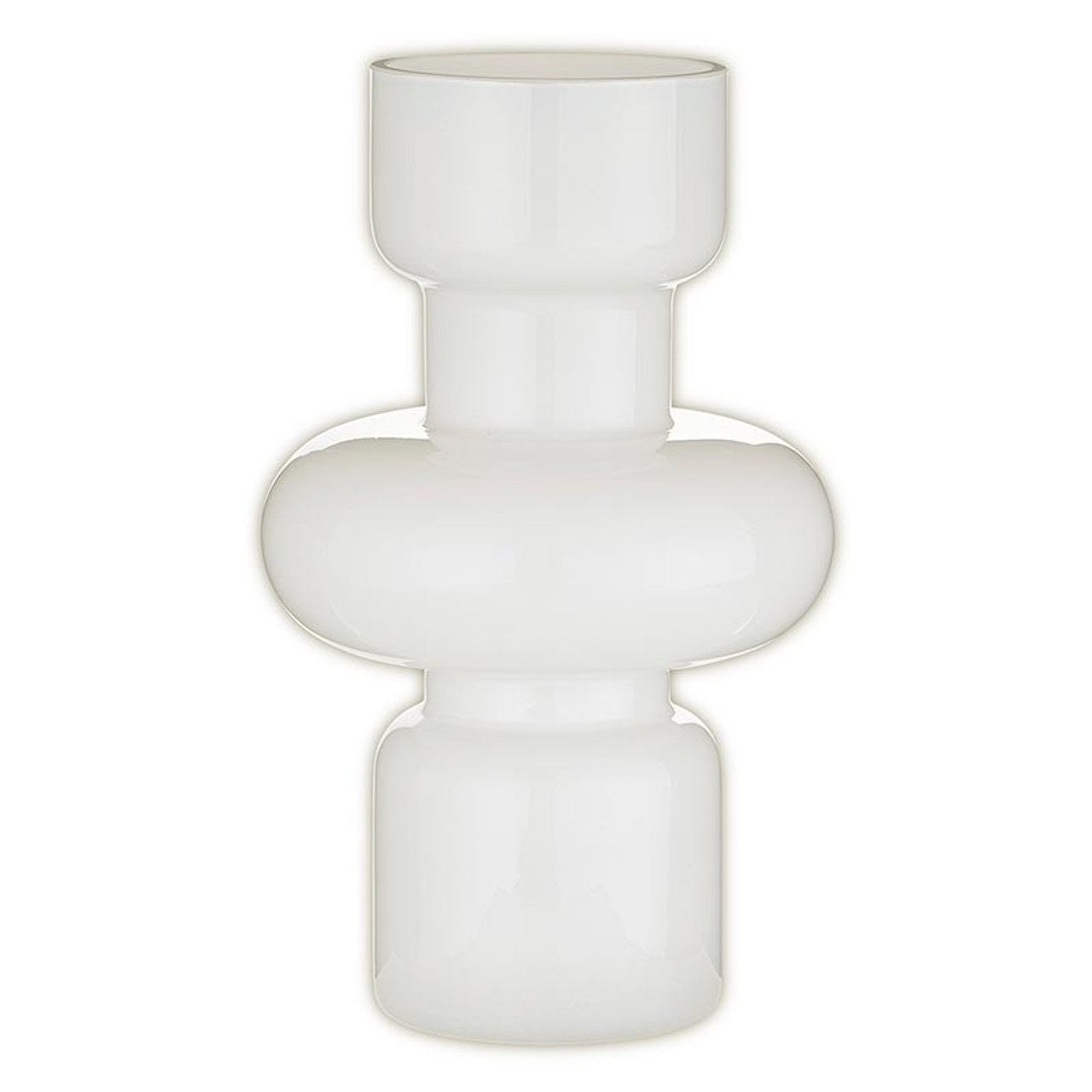 white  bubble vase