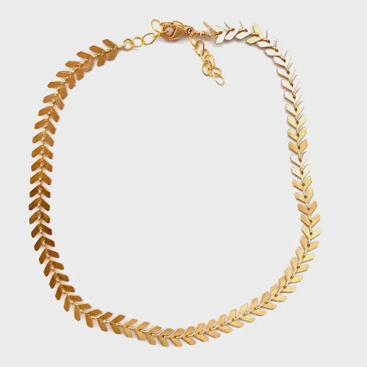 Chevron Links necklace