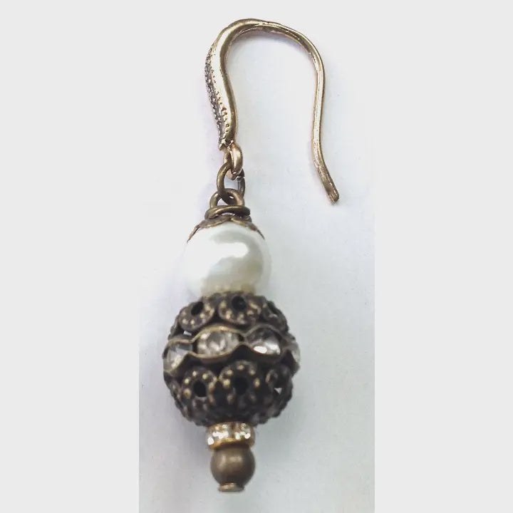 Filigree Bling Ball On Fancy Hook