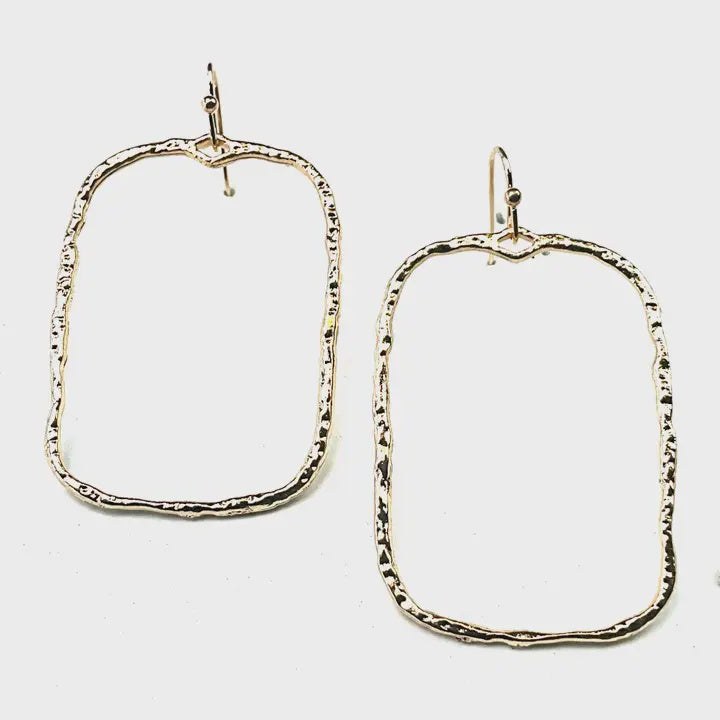 Hammered Rectangle/Silver