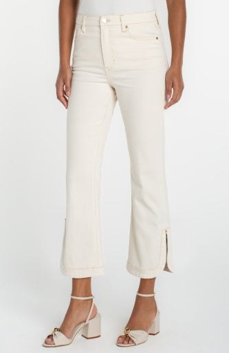 hr hannah crop flare w/ tulip hem dune