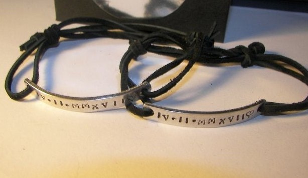 Personalized word bracelet, handstamped jewelry , stamped bar, kids name bracelet , pick your word bracelet, , hand stamped jewerly, view 3