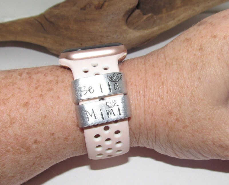 Personalized Watch Band Charm, Smart Watch Charm, custom charm for smart watch, I watch band weight loss charm, view 5