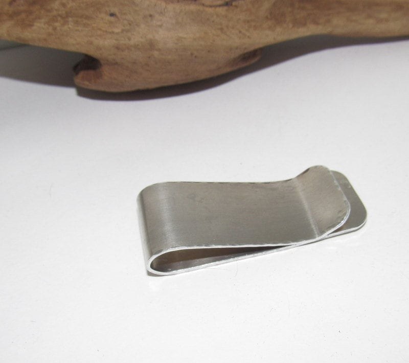 Custom mountain money clip for dad, western horse theme money clip, groomsmen gift, gift for husband, graduation gift for him, view 6
