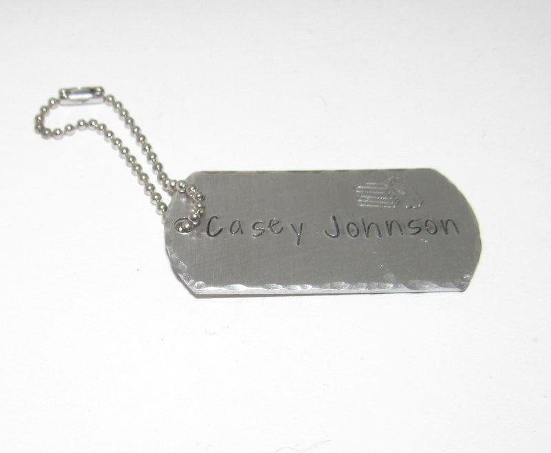 Personalized book back tag and lunch box tag, custom hand stamped school gifts, kids name tags ,, view 4