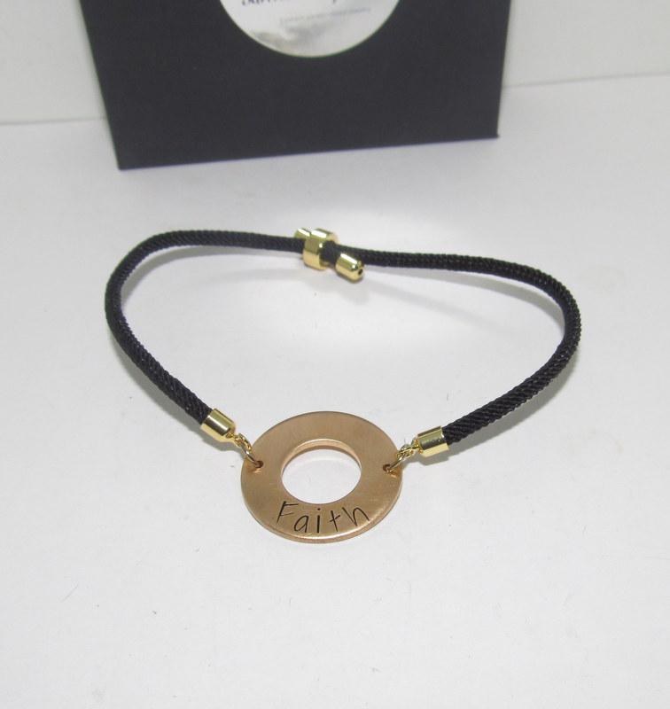 nugold washer word bracelet, personalized stamped washer , kids name bracelet , pick your word bracelet, , hand stamped jewelry, view 5