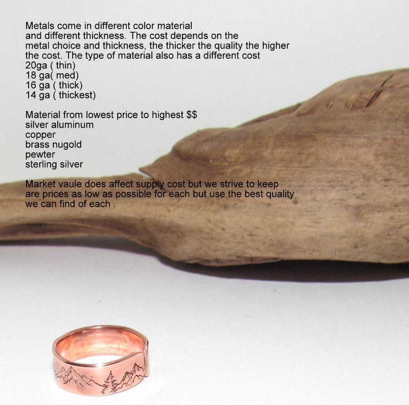 Off road truck ring, rock climber ring, Personalized Adjustable stamped ring, stamped jewelry, boho ring, view 6