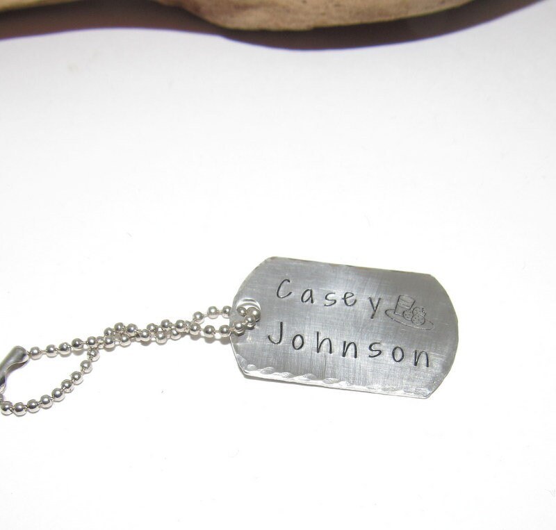 Personalized book back tag and lunch box tag, custom hand stamped school gifts, kids name tags ,, view 5