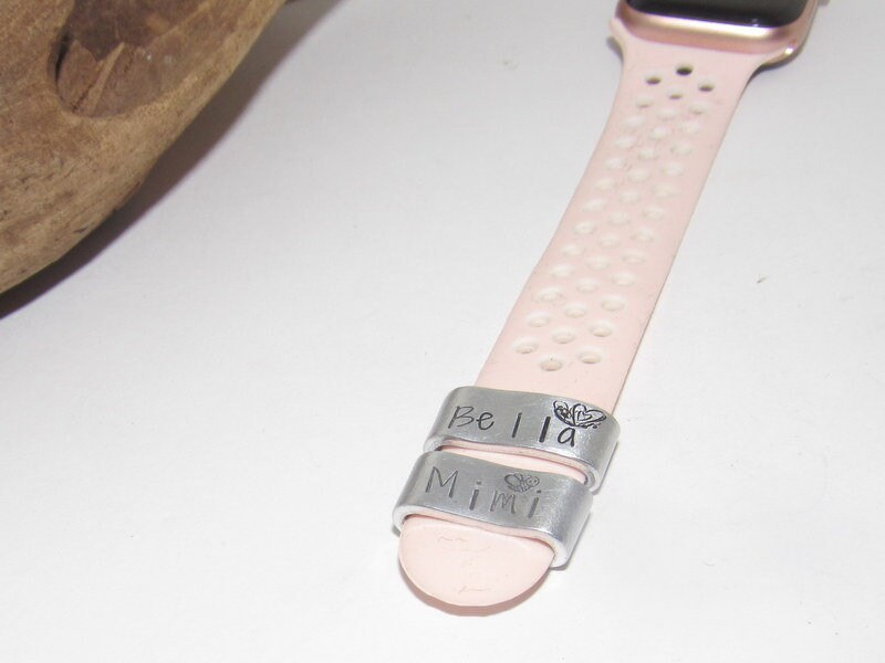 Personalized Watch Band Charm, Smart Watch Charm, custom charm for smart watch, I watch band weight loss charm, view 4