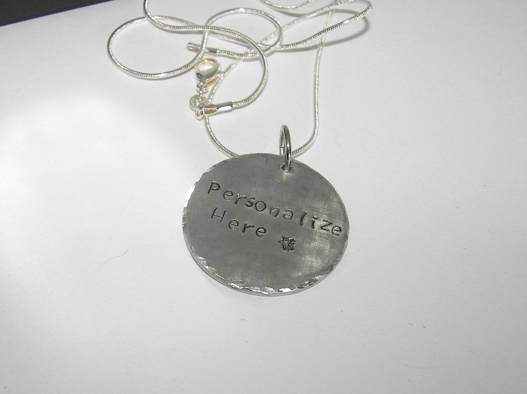 personalized necklace , custom hand stamped jewelry, mommy necklace pick your wording necklace, gift for bridesmaid, handstamped jewelry, view 2