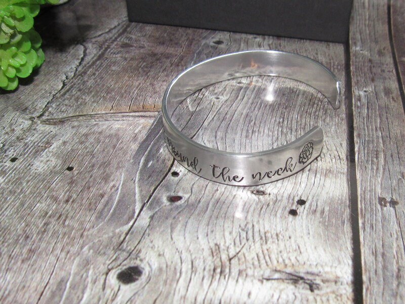 pewter I love you a bushel and a peck cuff, Mother daughter gift, hand stamped cuff bracelet ,personalized jewelry, handstamped jewelry, view 3