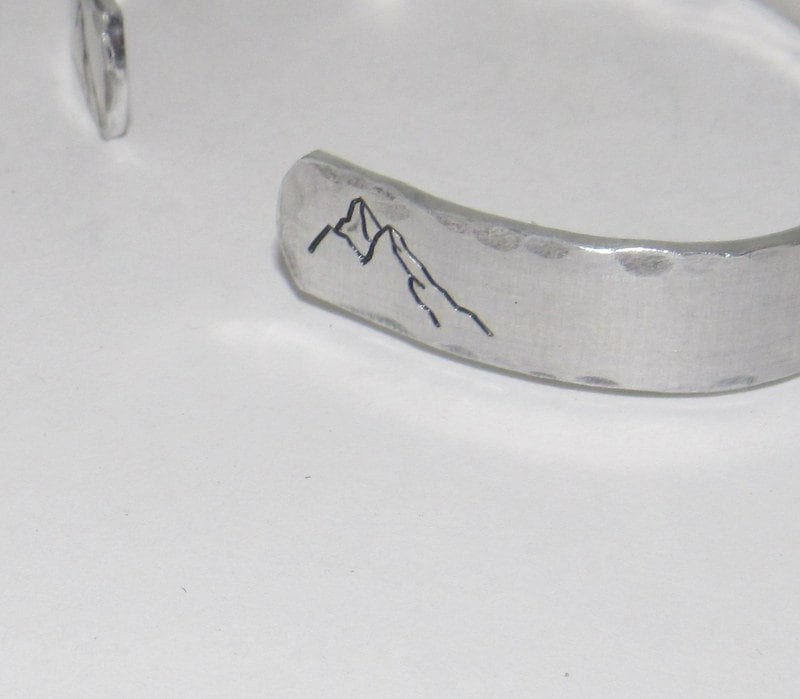 I love my tribe cuff bracelet, pewter jewelry, bridesmaid gifts, best friend gift, personalized bracelet for her, handstamped jewelry, view 8