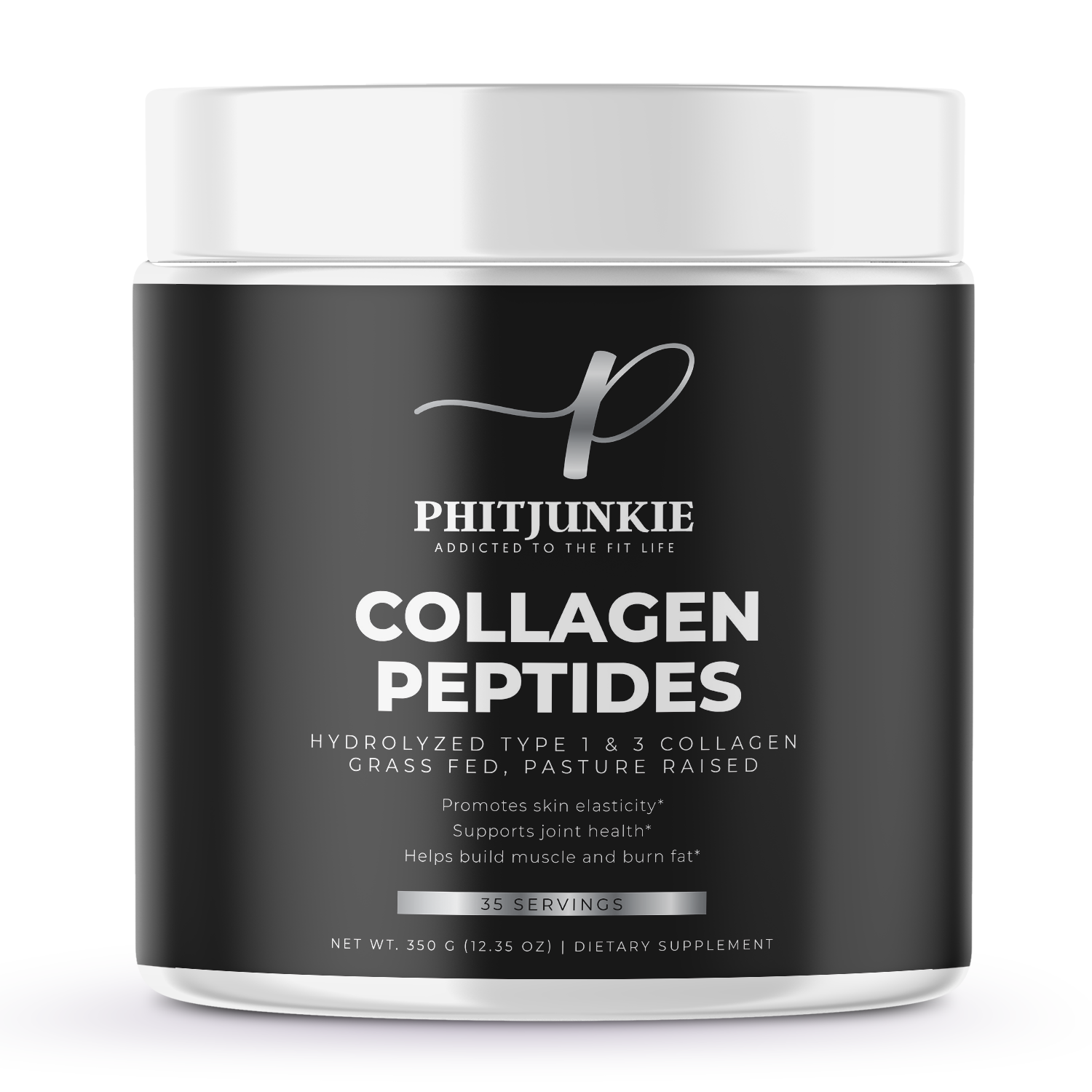 Phitjunkie Collagen Peptides container