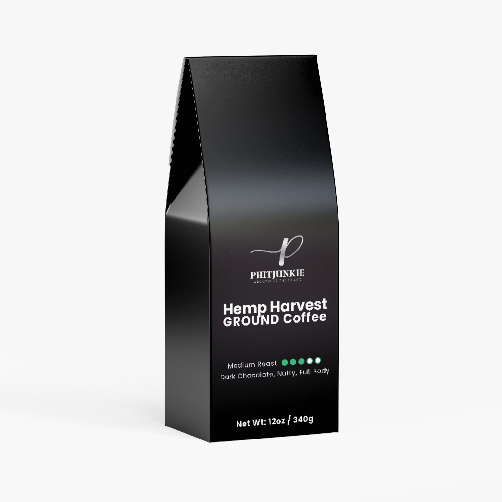 Hemp Harvest Coffee Medium Roast bag
