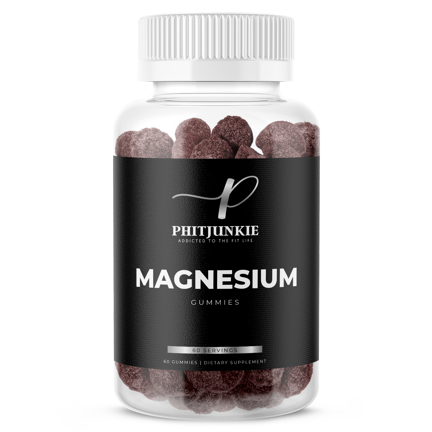 Phitjunkie Magnesium Glycinate Gummies bottle