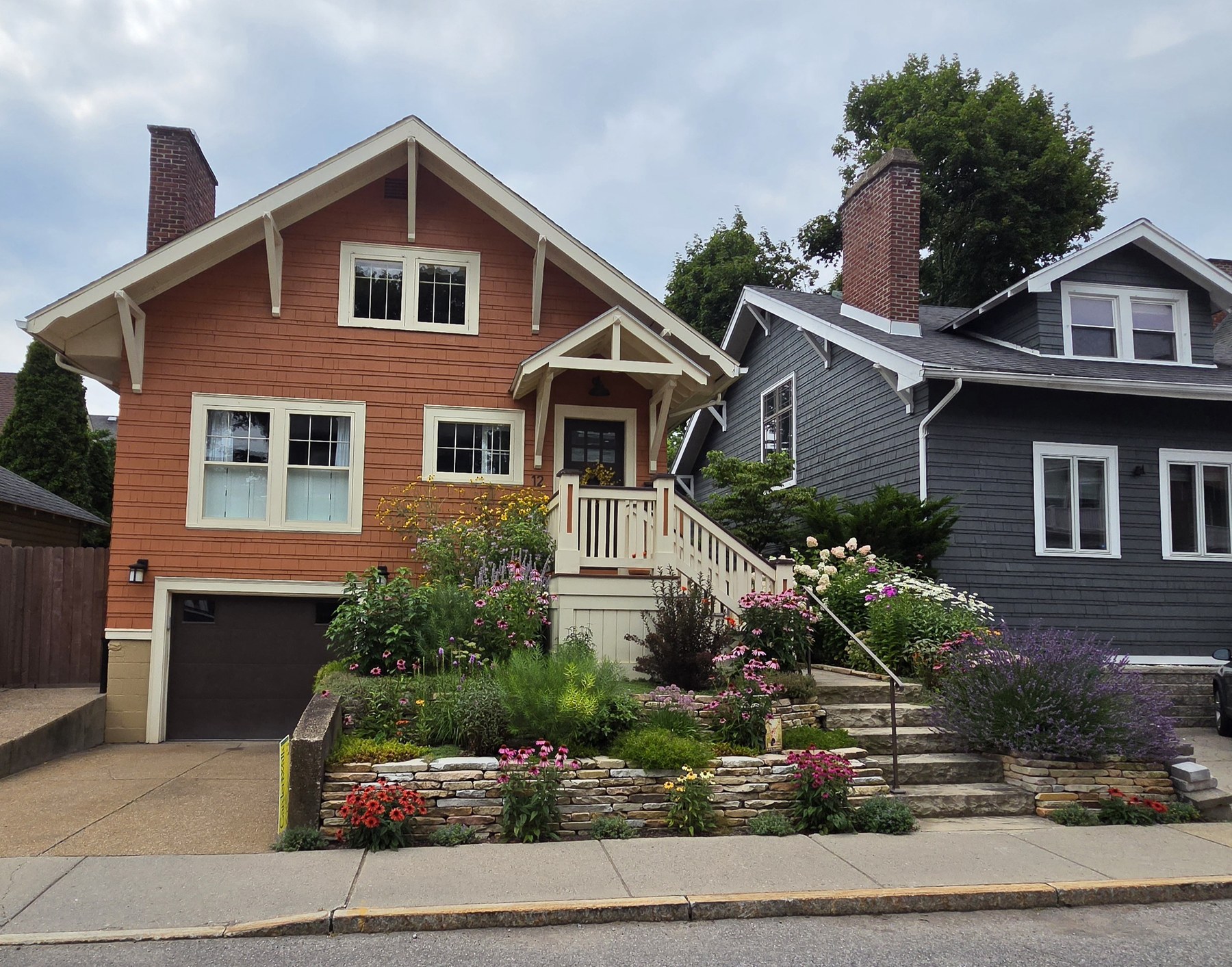 Gardens at the Little Orange Cottage in Buffalo