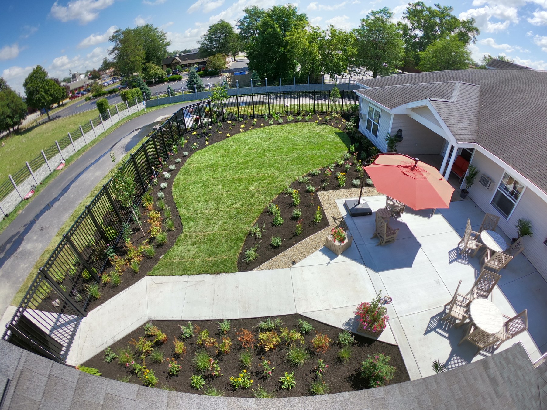 Memory Courtyard project in Williamsville
