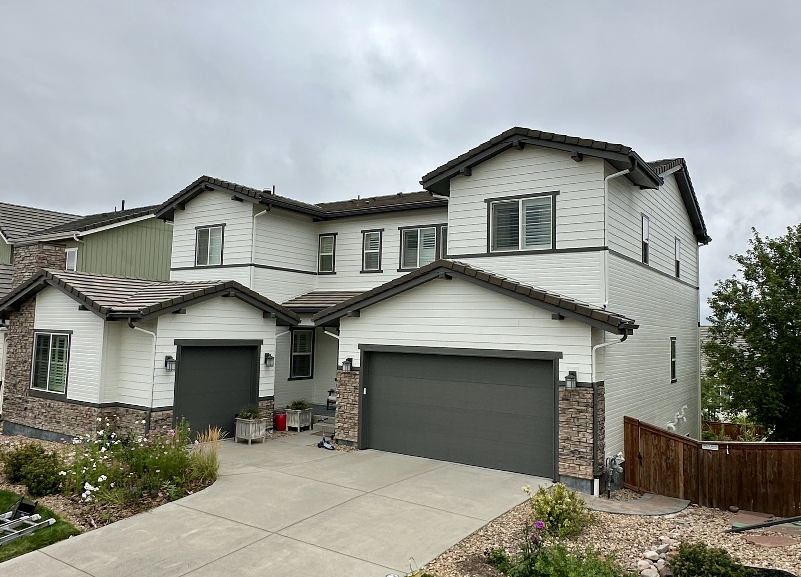 Freshly painted Arvada home exterior