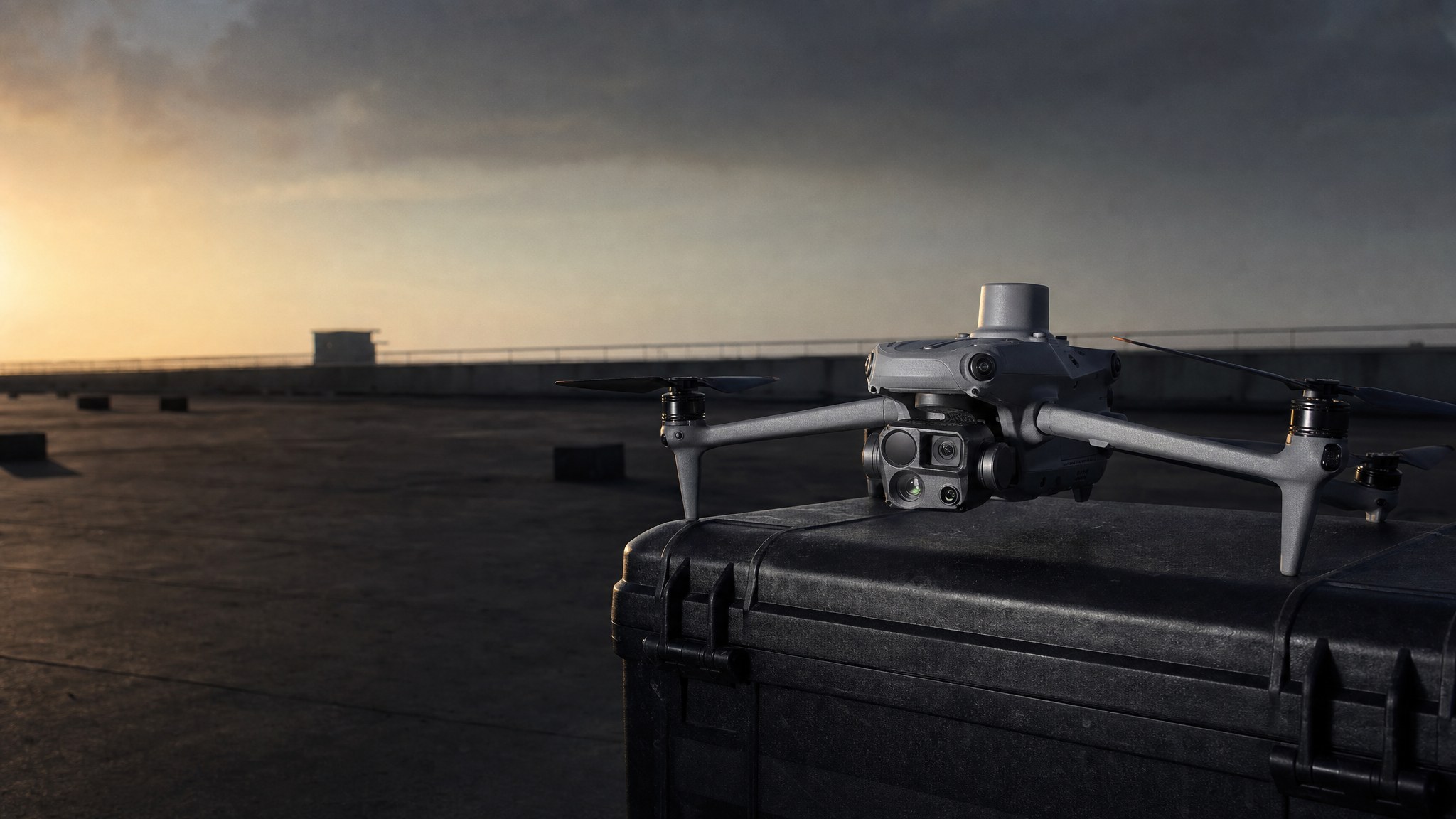 DJI Matrice 4T ready for an industrial inspection