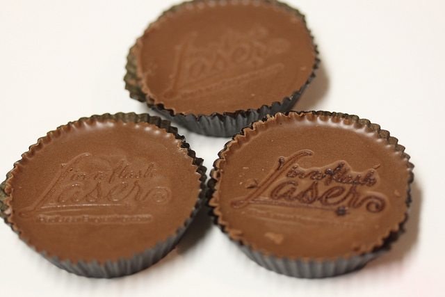 Laser Engraved Peanut Butter Cups