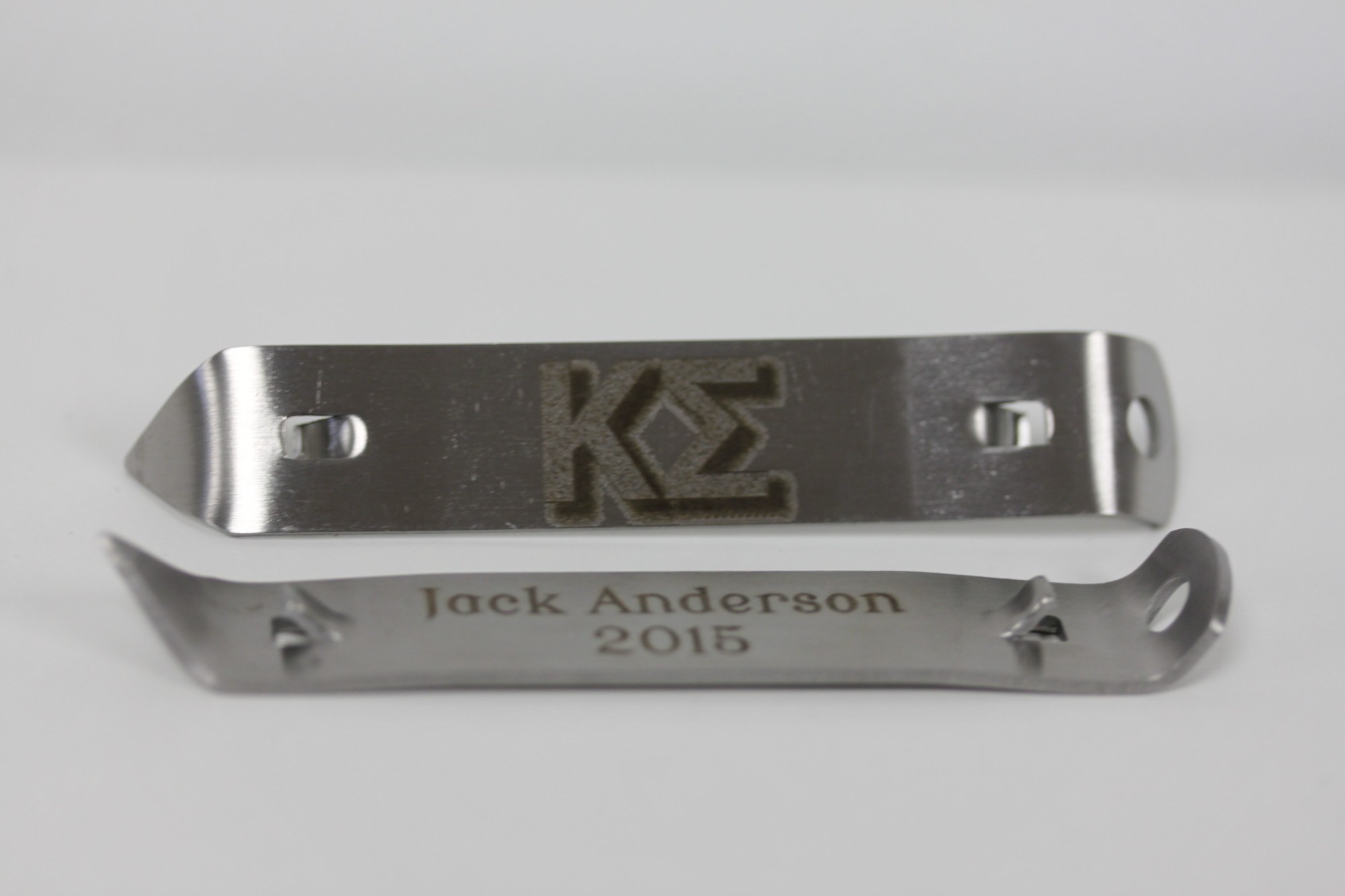 Engraved Church Key Bottle Openers
