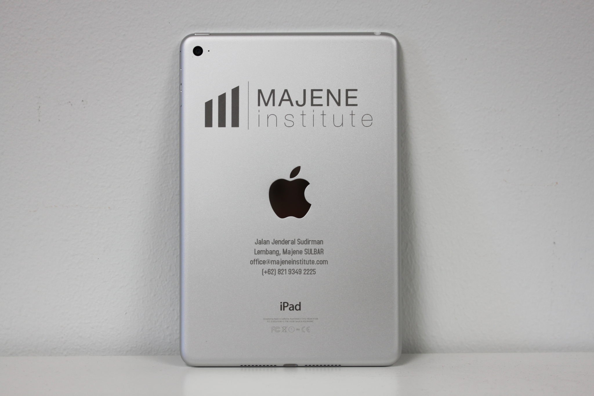 Majene Institute iPad Engraving