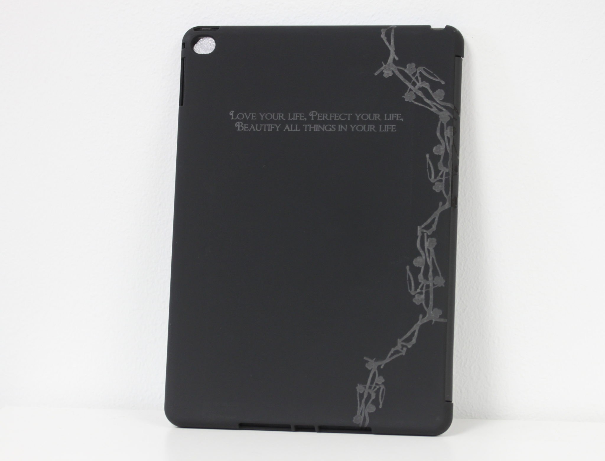 Etched Plastic iPad Case