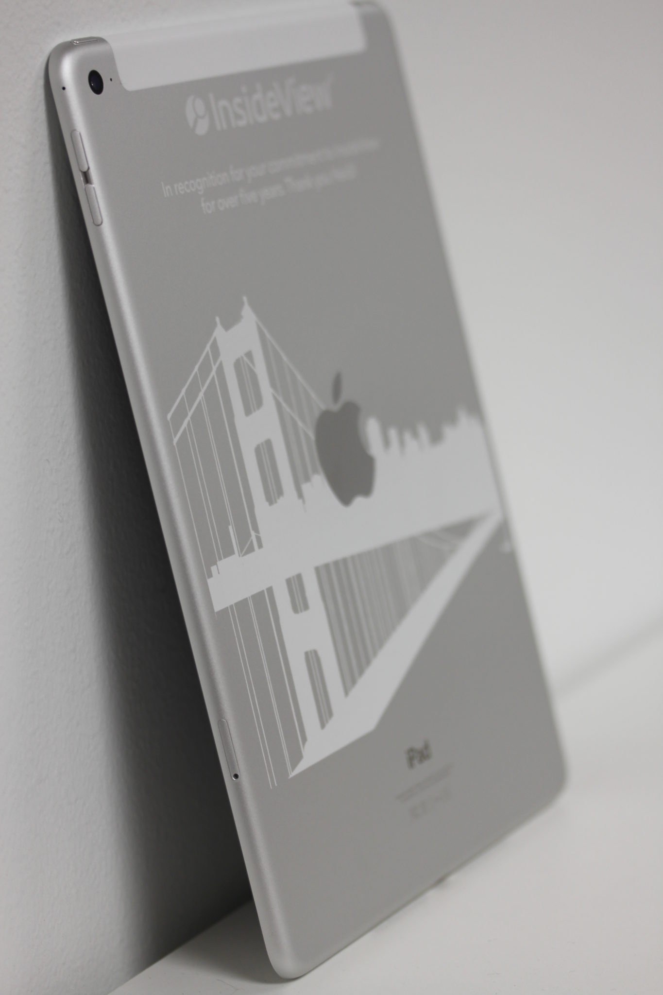 Inside View iPad Engraving