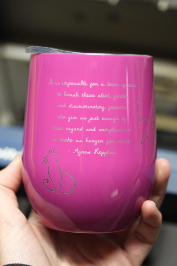 Custom Engraved Wine Cup