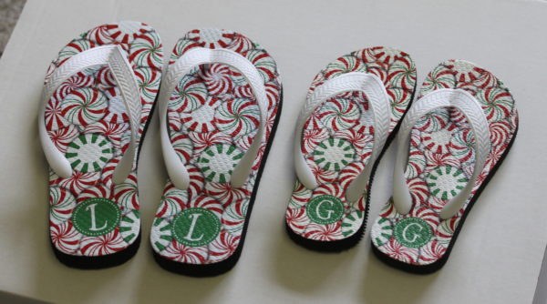 Peppermint Candy Flip Flops!