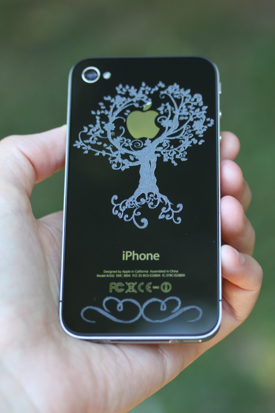 Laser Engraved iPhone 4