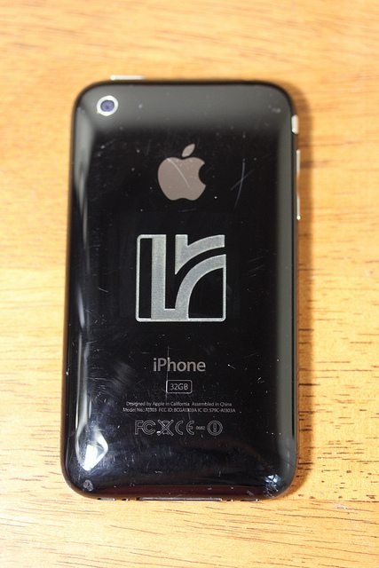 Laser engraved iPhone 3G