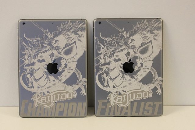 Kaijudo Engraved iPad Airs