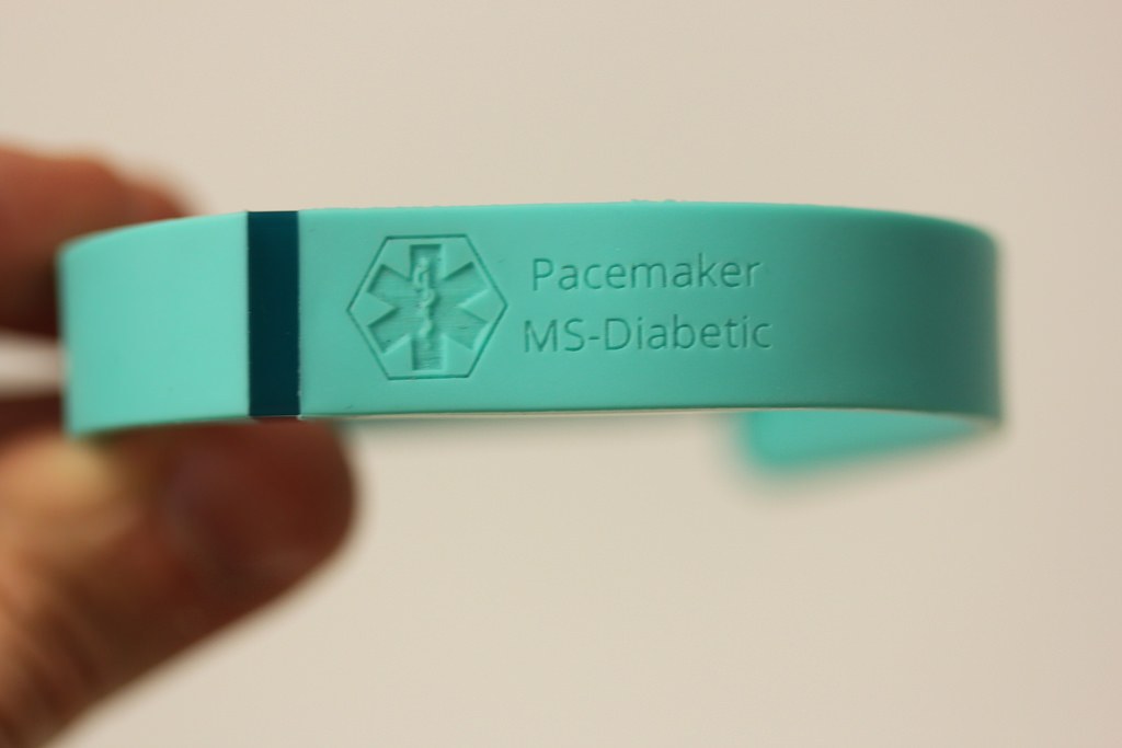 Engraved Medical Alert Fitbit Band