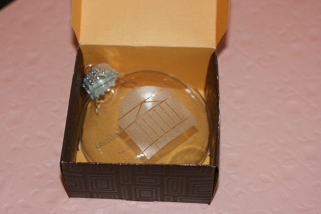 Custom Engraved Glass Ornaments