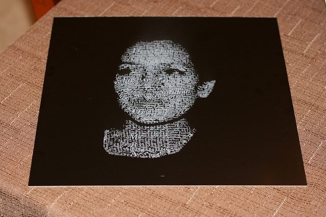 Word Art Metal Engraving