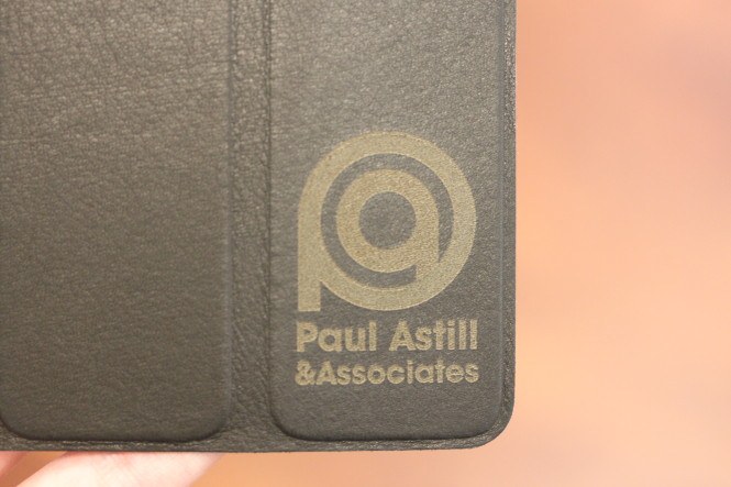 Engraved Leather Smart Case