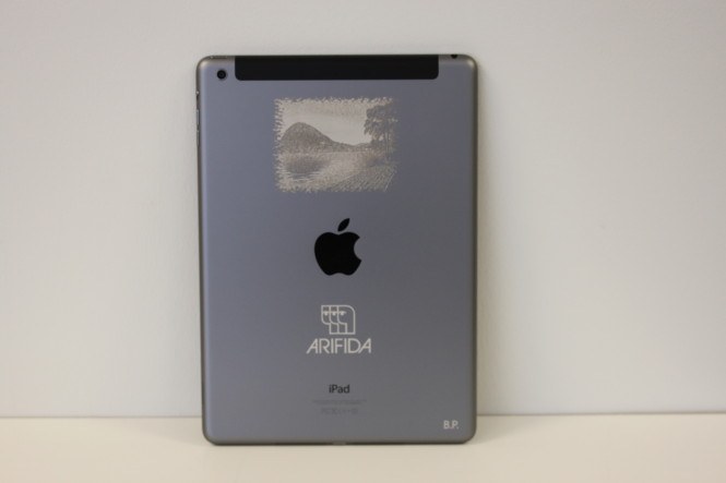 Space Gray iPad Engraving