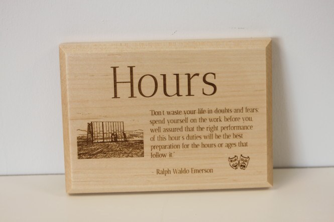 Emmerson Quote Wooden Photo Plaque