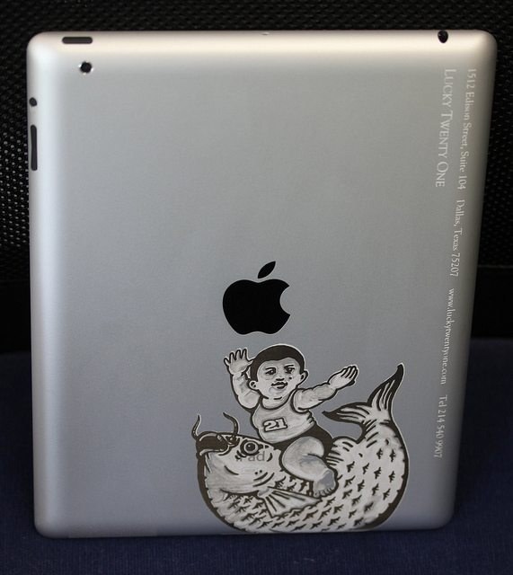 iPad 2 Engraving – Company Logo