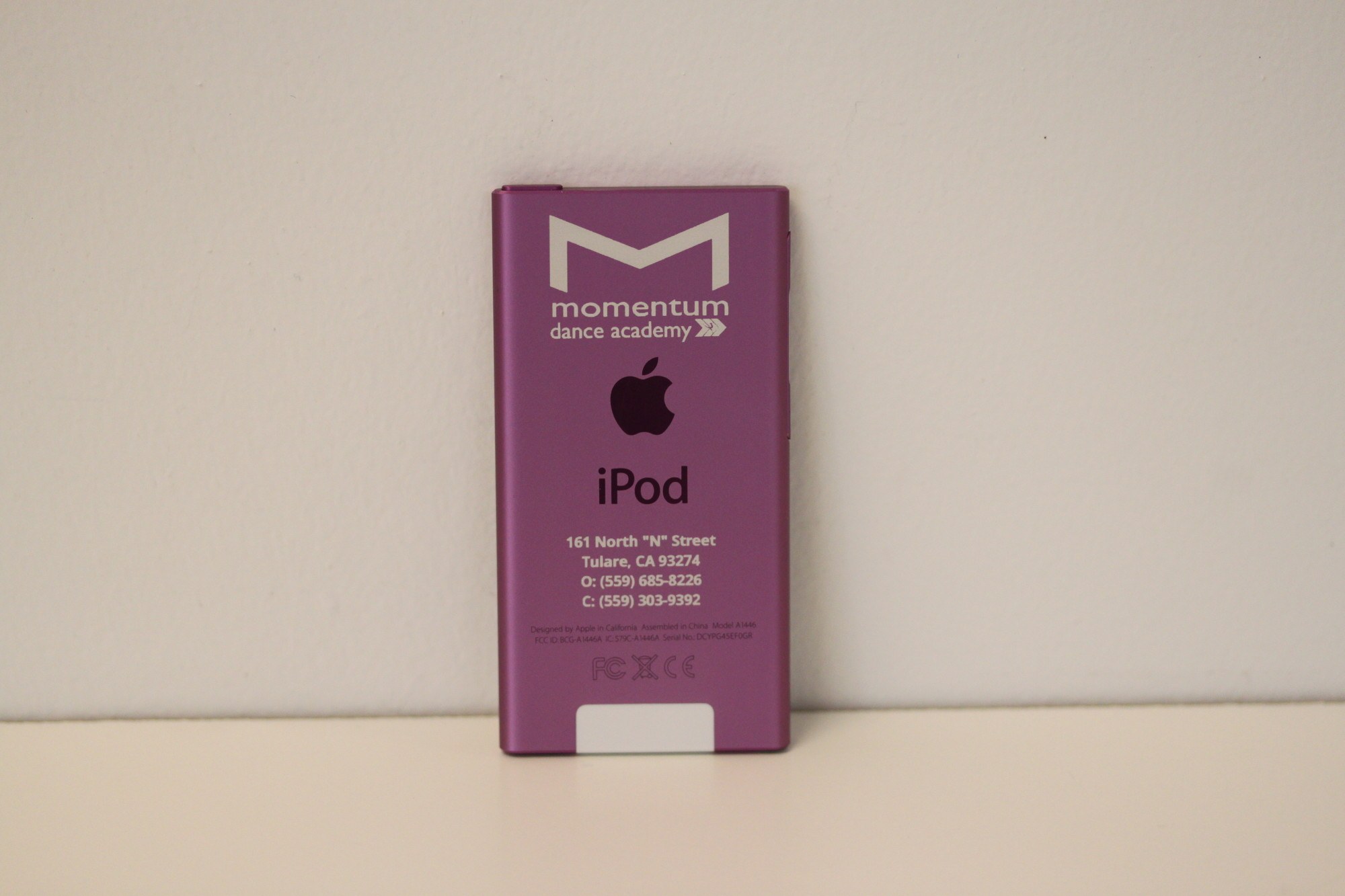 Engraved Purple iPod Touch