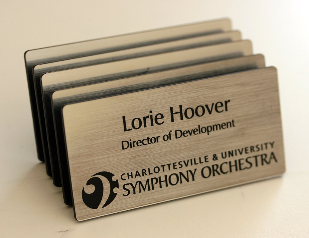 Engraved Magnetic Name Tags