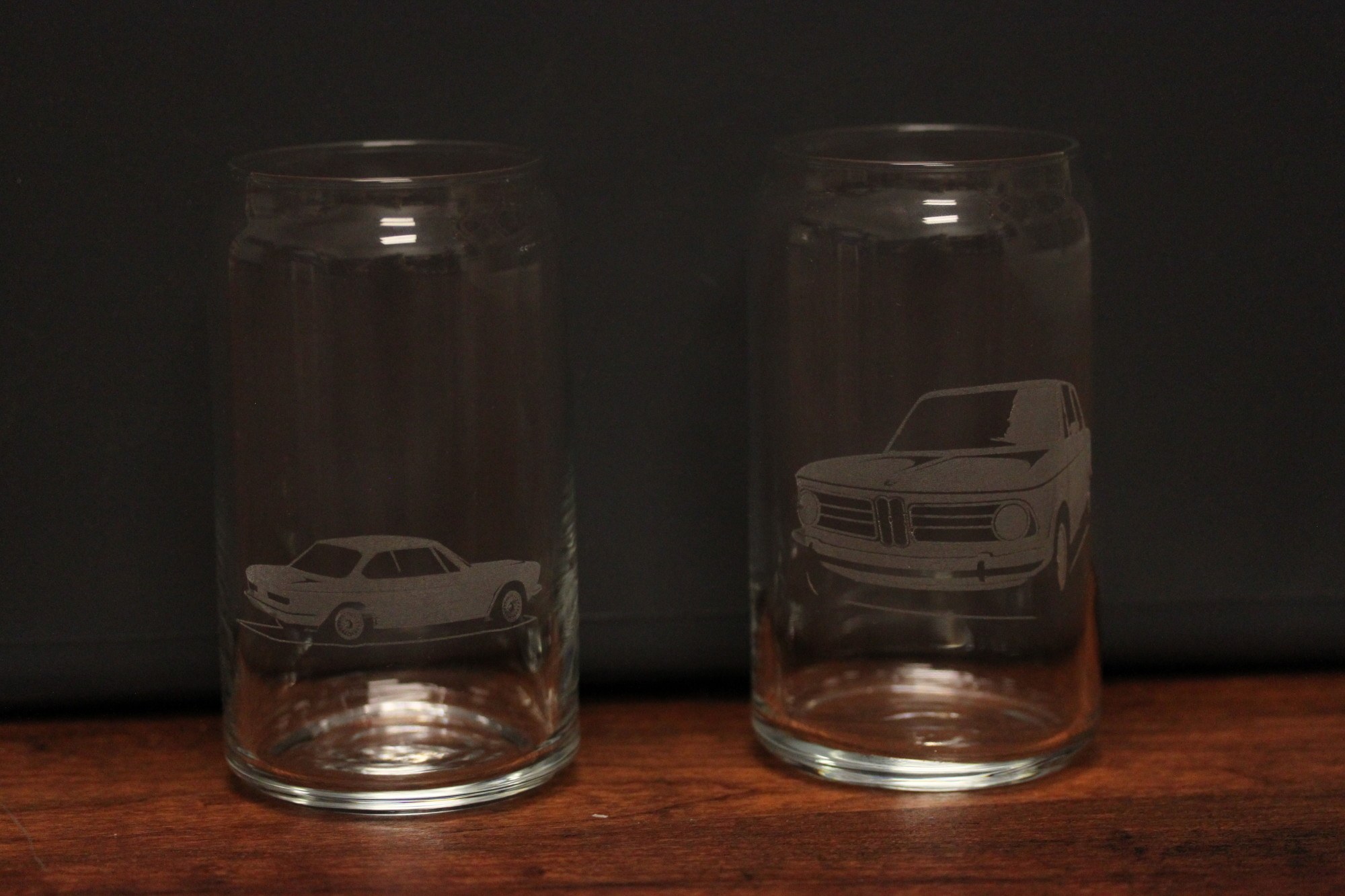 “Can” Shaped BMW Glasses