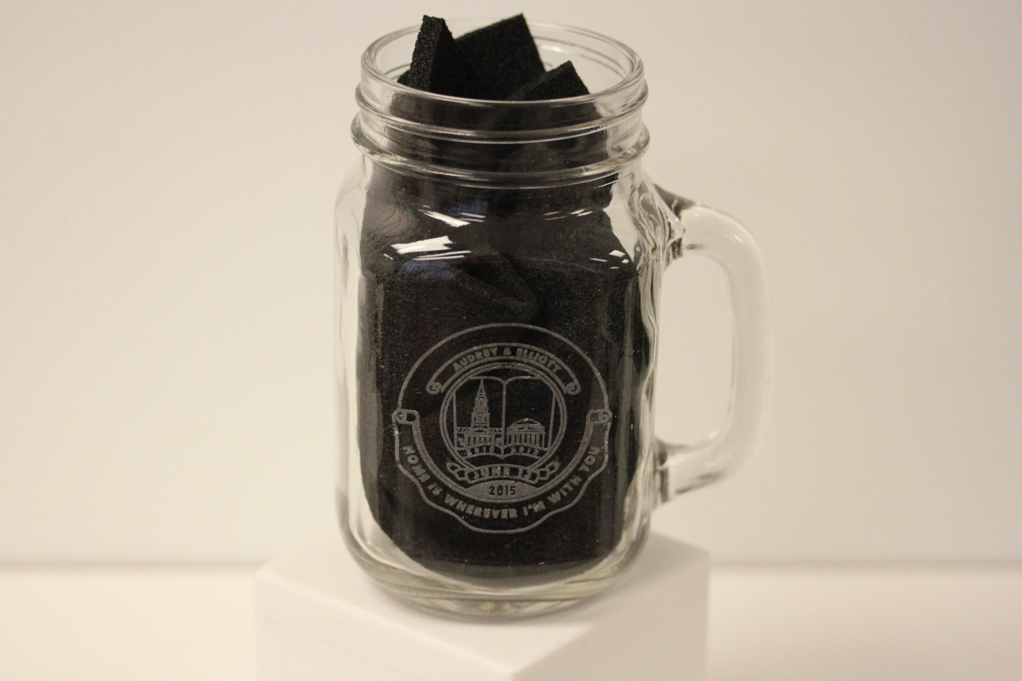 Custom Etched Mason Jars
