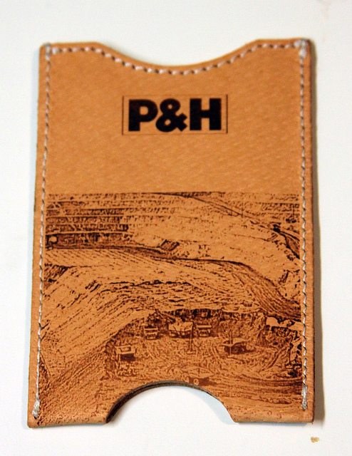 Engraved Leather iPhone Sleeve